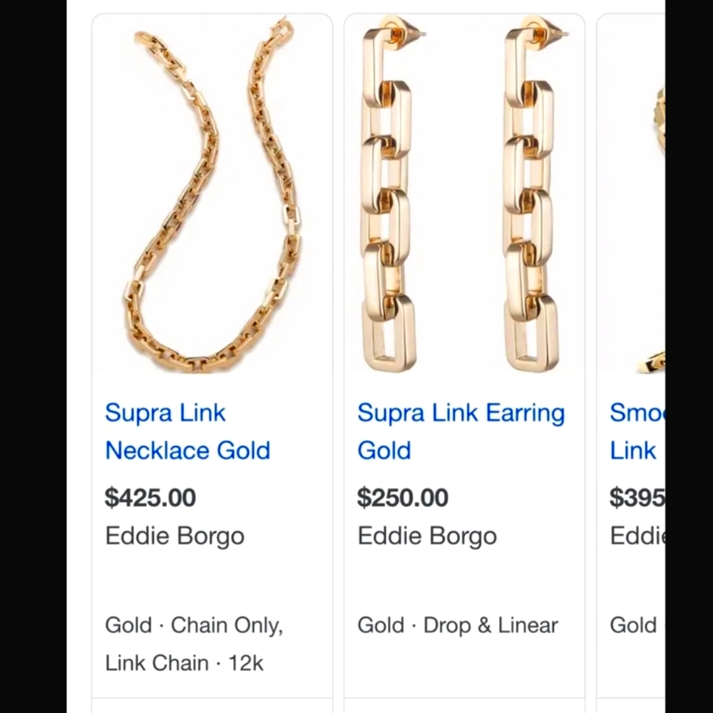 Eddie Borgo necklace and earrings
